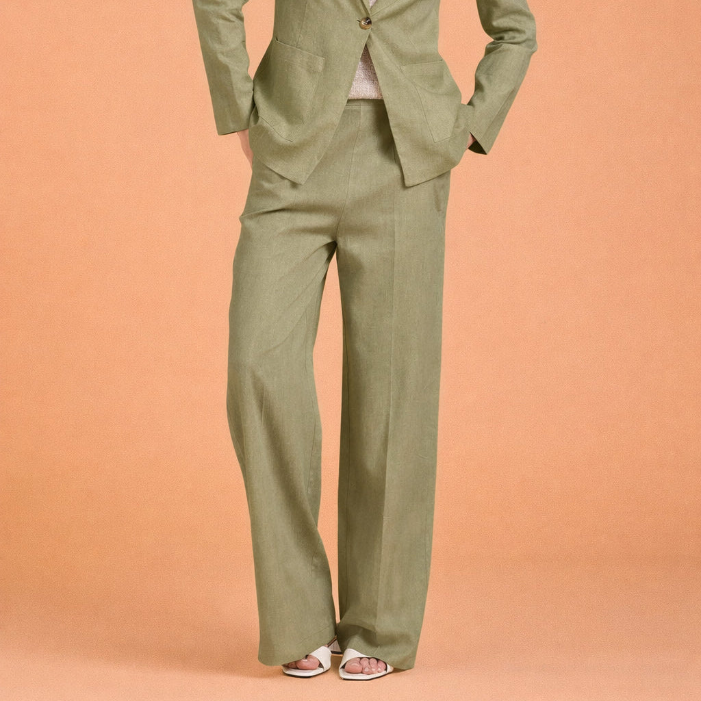 Pantalone sartoriale in lino