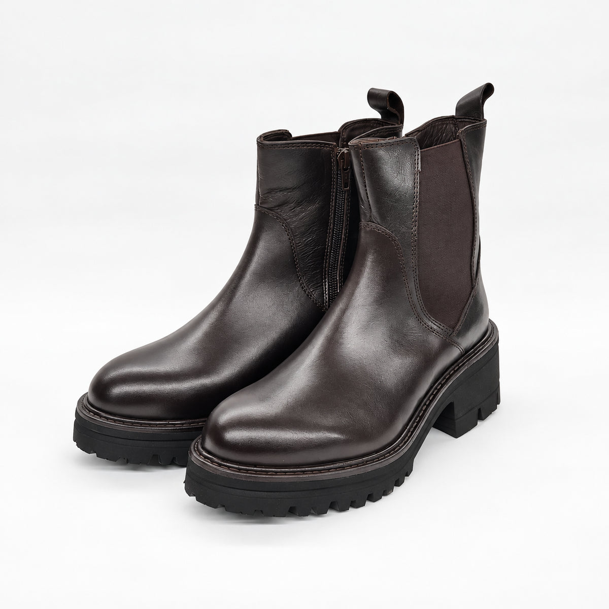 Stivaletti chelsea dark brown