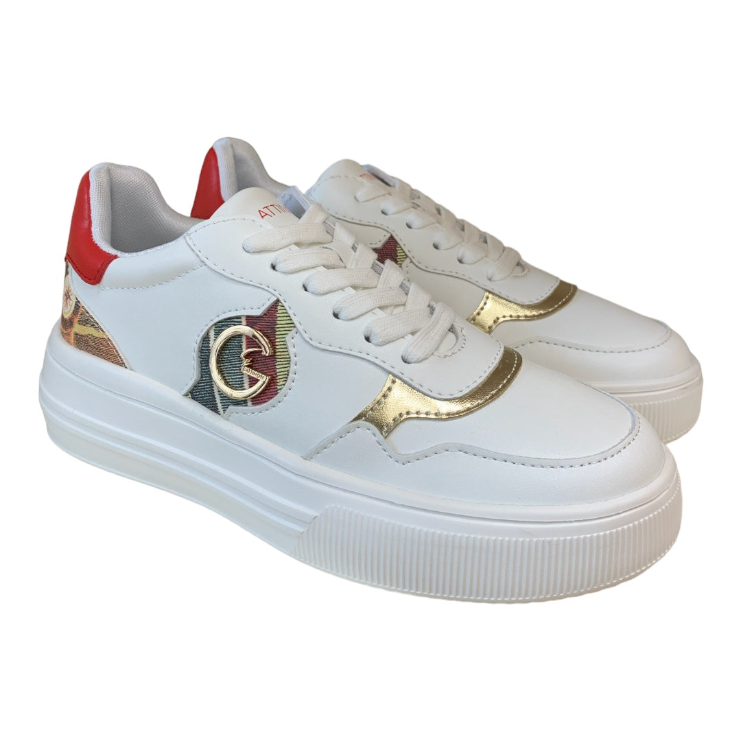 SNEAKERS GATTINONI CON STAMPA PLANETARIA