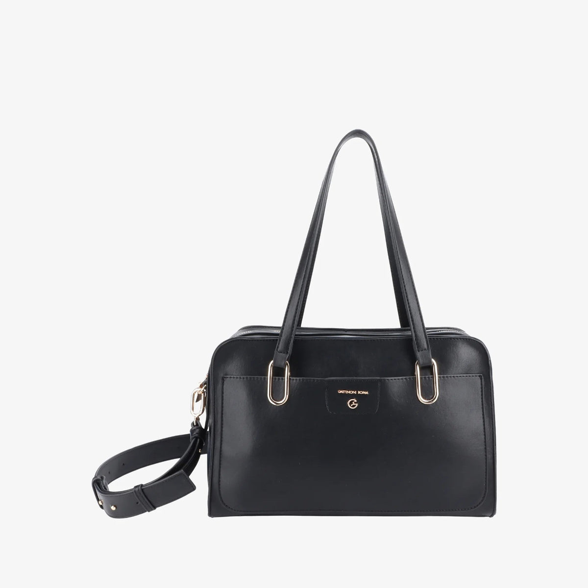 Borsa bowling in pelle Gattinoni