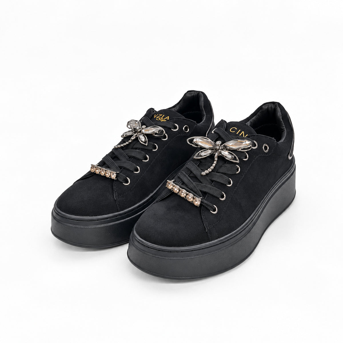Sneakers con accessorio black