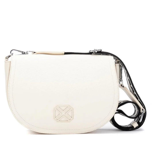 Borsa tracolla con patta - Avorio