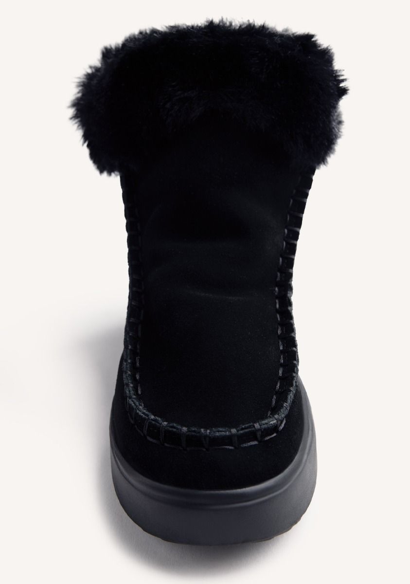 Gioseppo Mou Alpena in tessuto e pelliccia