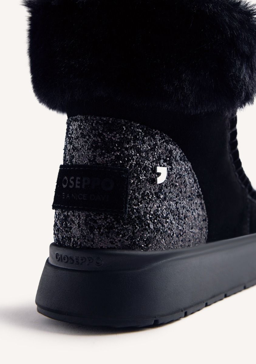 Gioseppo Mou Alpena in tessuto e pelliccia