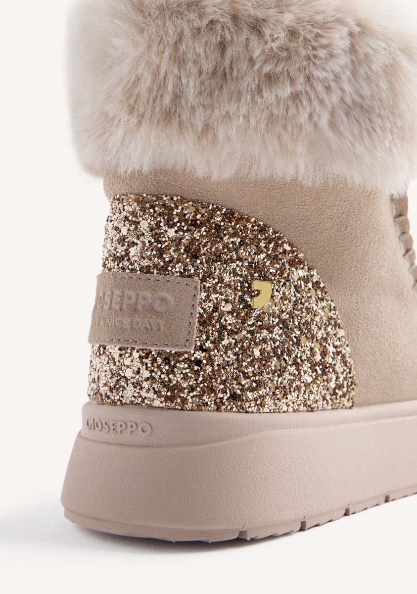 Gioseppo Mou Alpena in tessuto e pelliccia