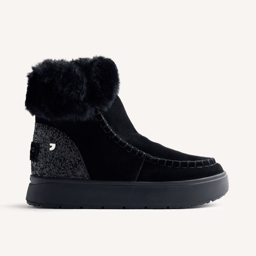 Gioseppo Mou Alpena in tessuto e pelliccia