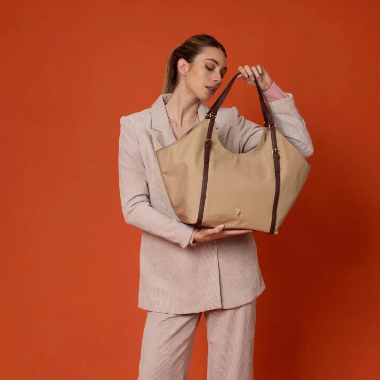 Borsa Houston in tessuto