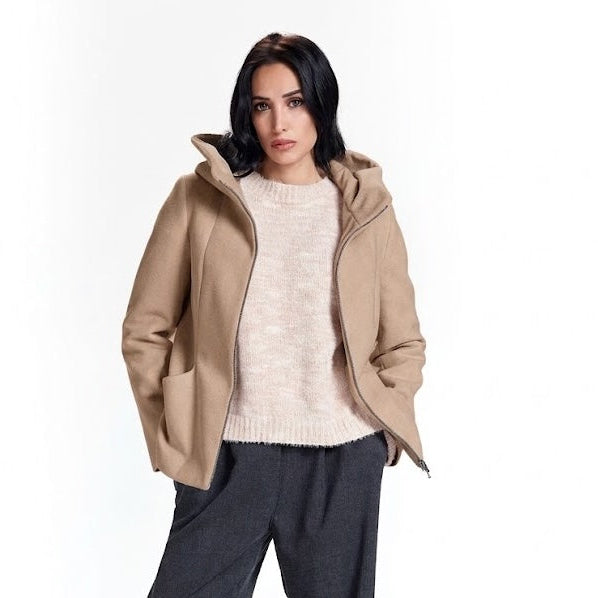 Cappotto corto con zip Take.Two