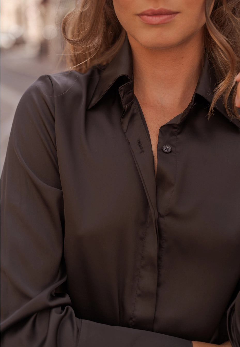Camicia in raso