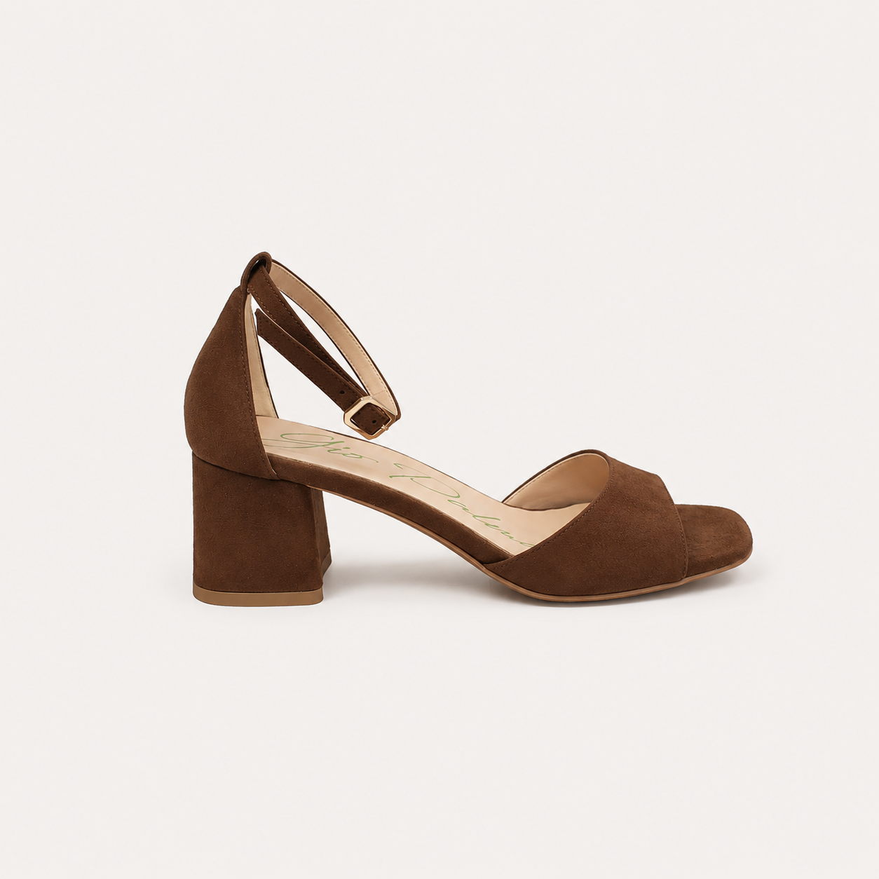 Sandali in suede moro