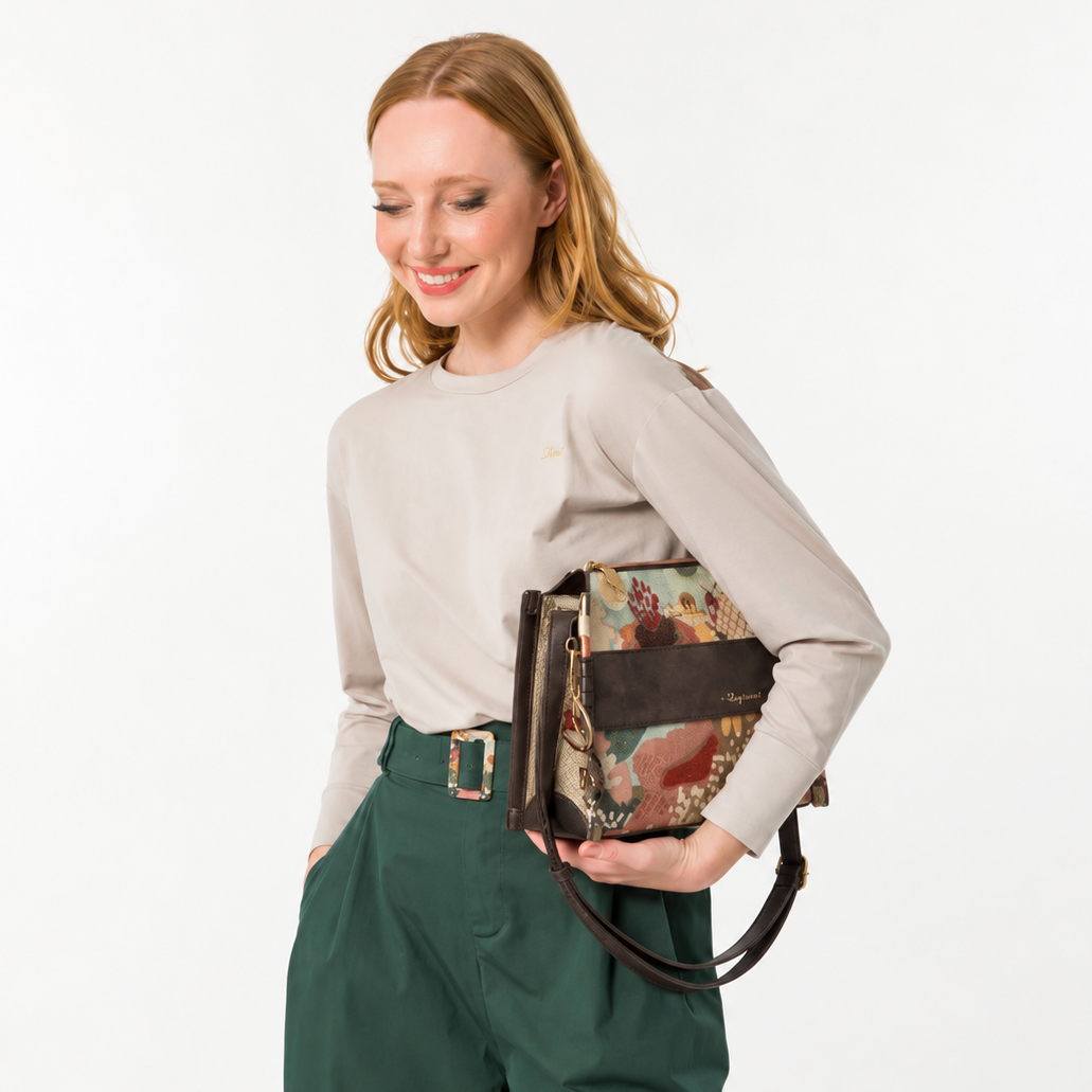Borsa quadrata Blossom - Anekke
