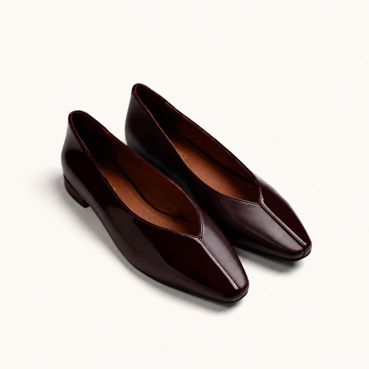 Ballerine Gioseppo double bordeaux