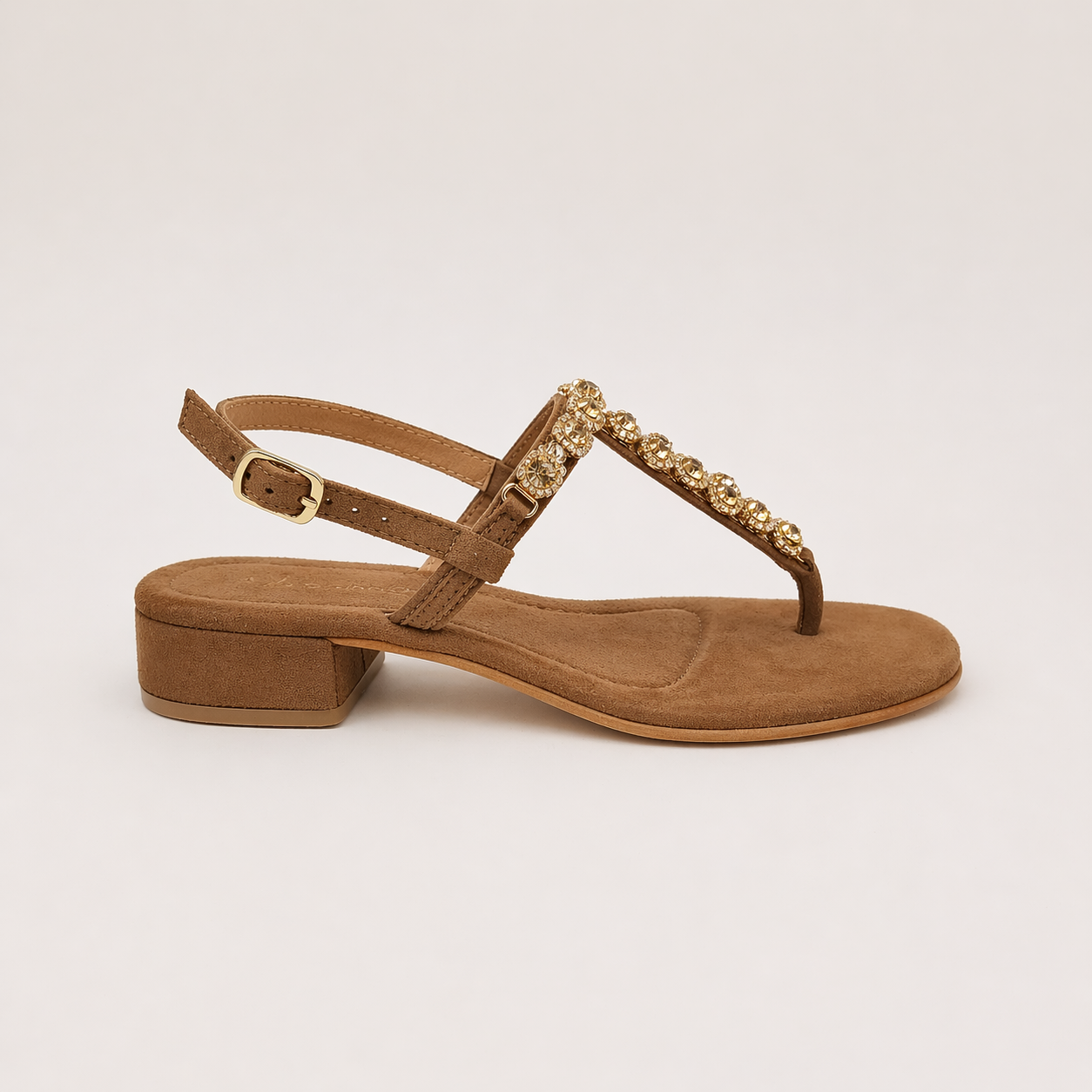 Sandali infradito suede