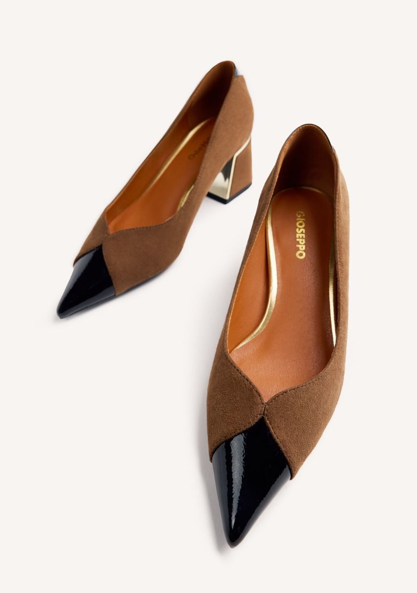 Décolleté Gioseppo Corcoran con punta in vernice