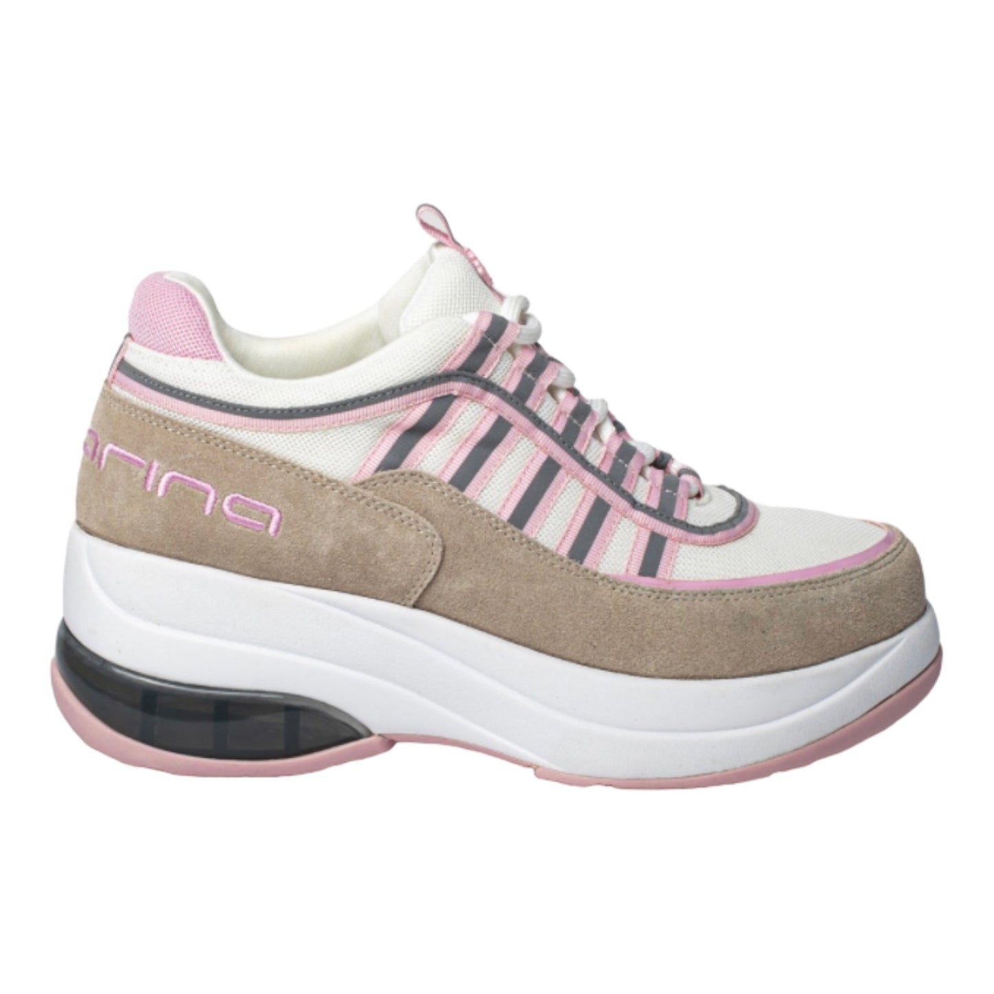 SNEAKERS FORNARINA ROSA CON ZEPPA