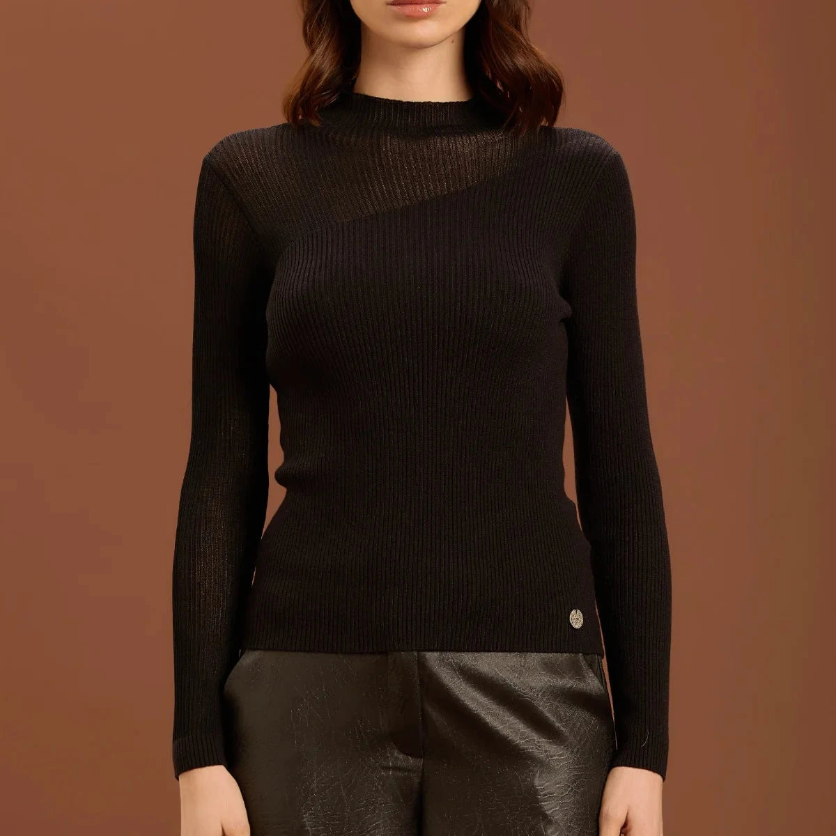 Maglia con trasparenze