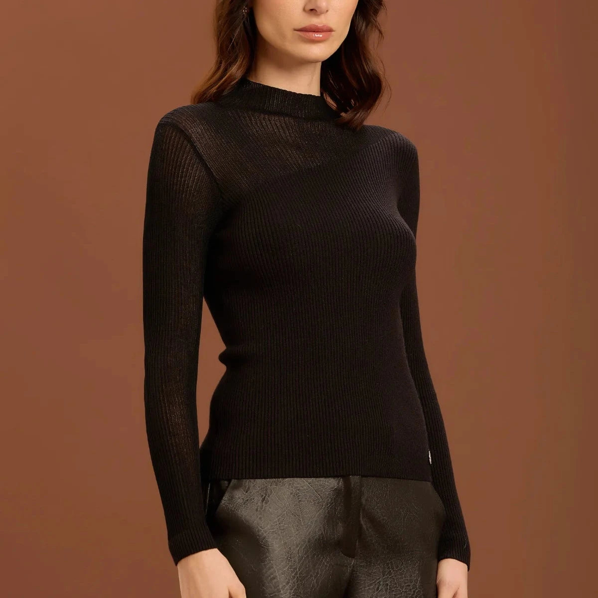 Maglia con trasparenze