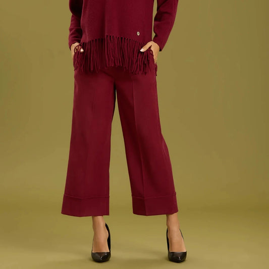 Pantalone cropped in dainetto