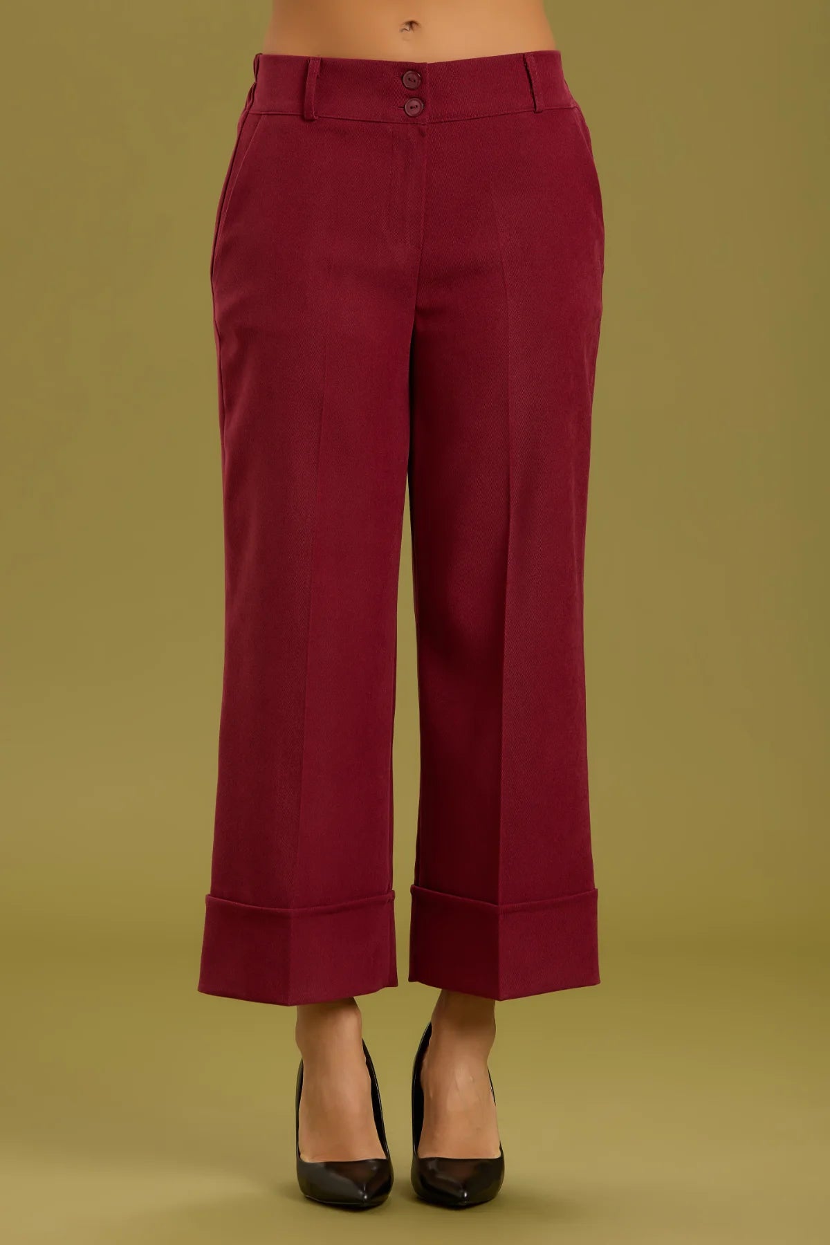 Pantalone cropped in dainetto