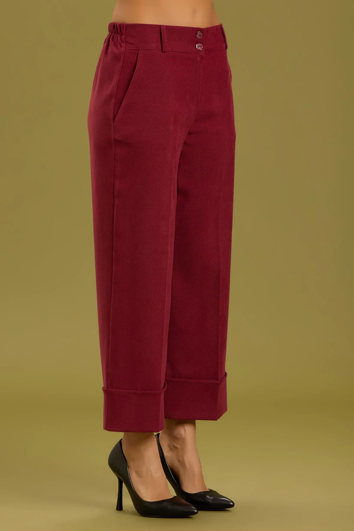 Pantalone cropped in dainetto