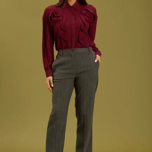 Pantalone gessato
