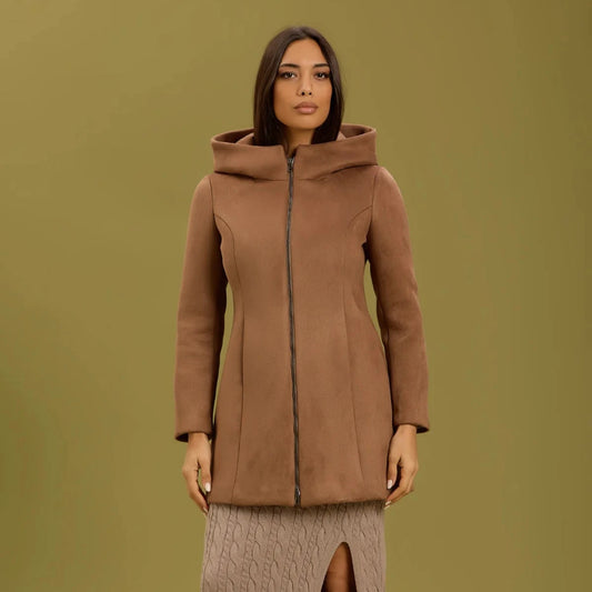 Cappotto Victor midi con zip