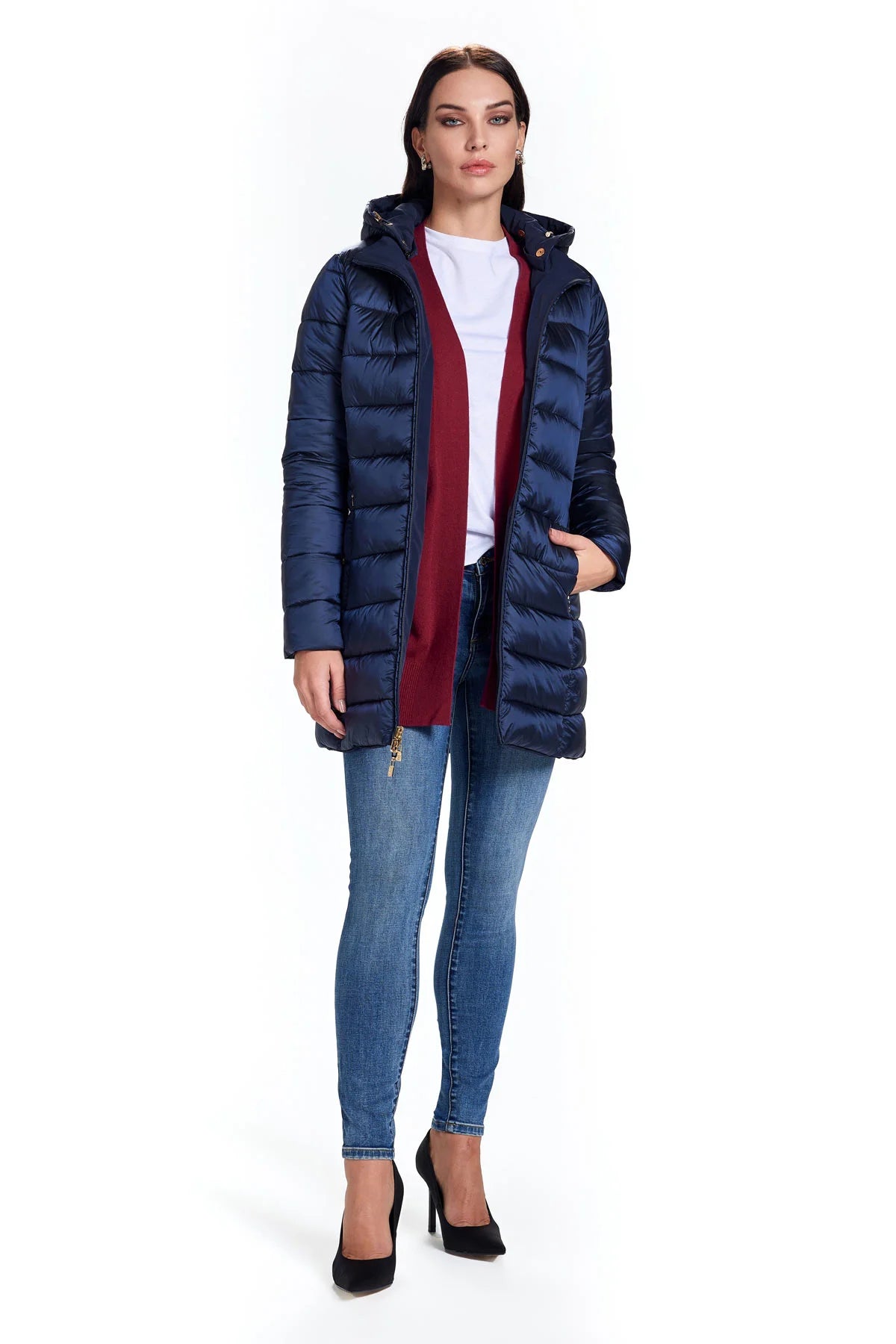 Giubbino reversibile lungo Take.Two