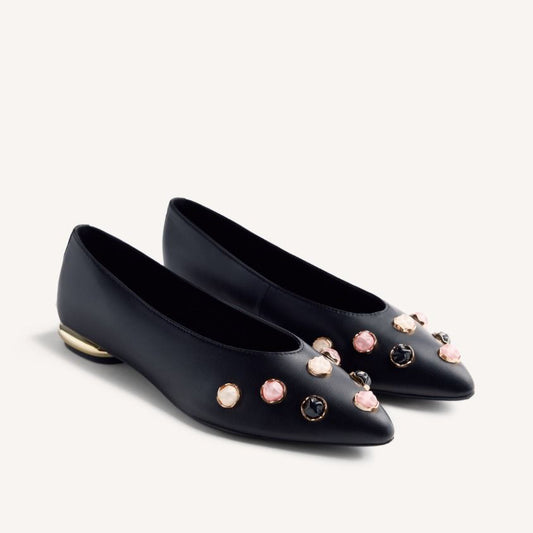 Ballerine con pietre colorate