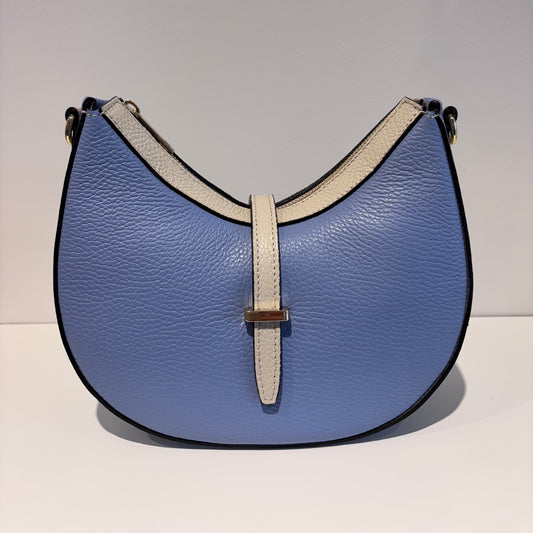 Borsa IRIS a tracolla in pelle bicolor