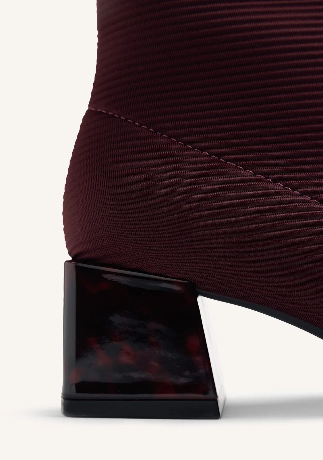 Stivaletto elastico bordeaux
