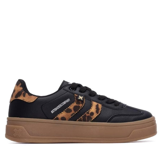 Sneakers platform dettaglio leopardato