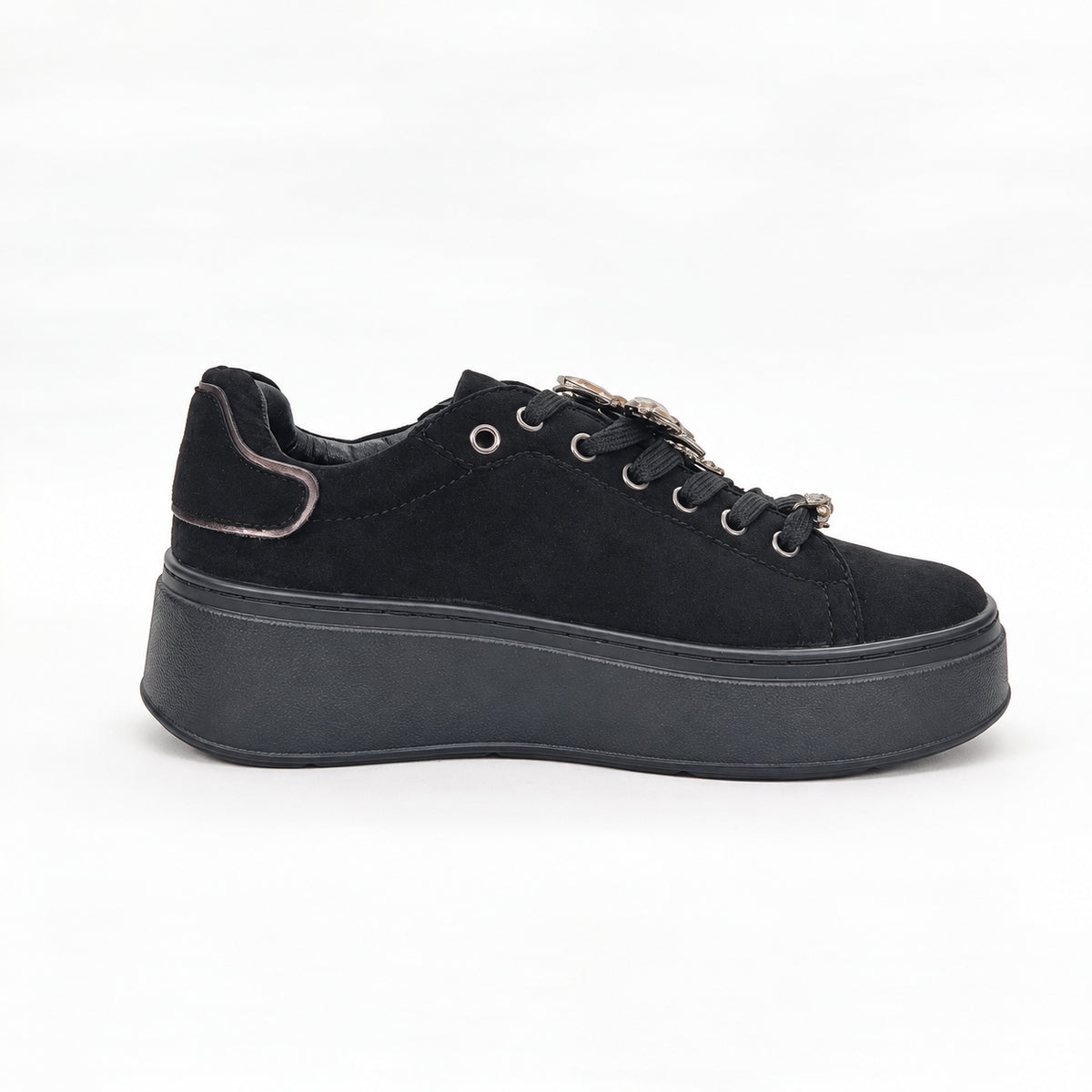 Sneakers con accessorio black