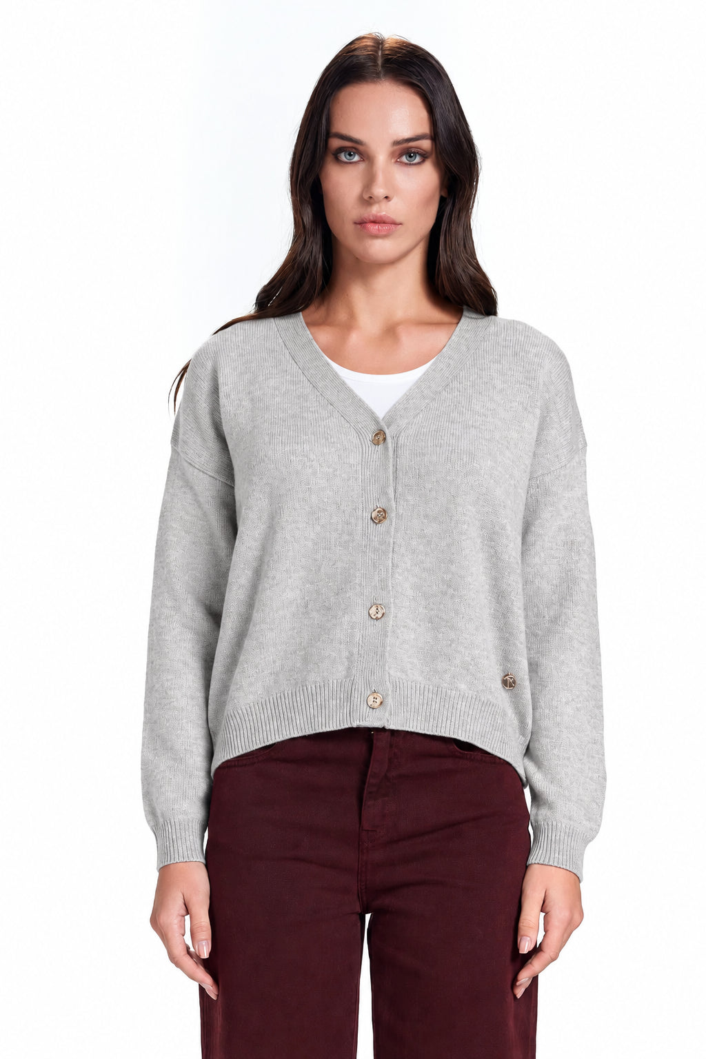 Cardigan bottoni gioiello