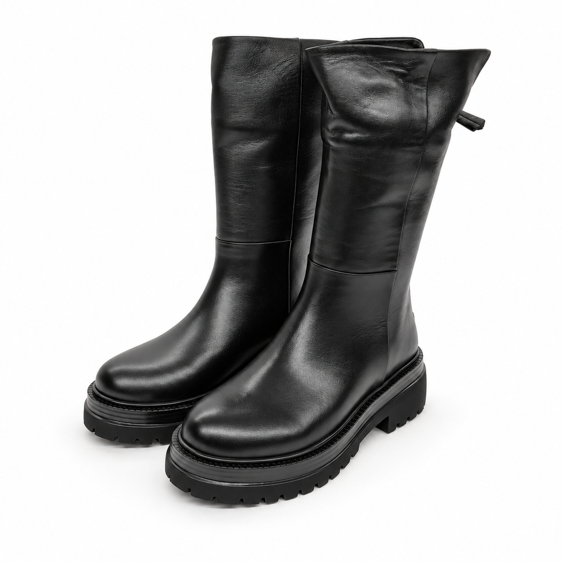Stivale FANNY in pelle nera