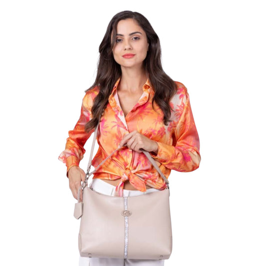 Borsa Gattinoni in pelle beige