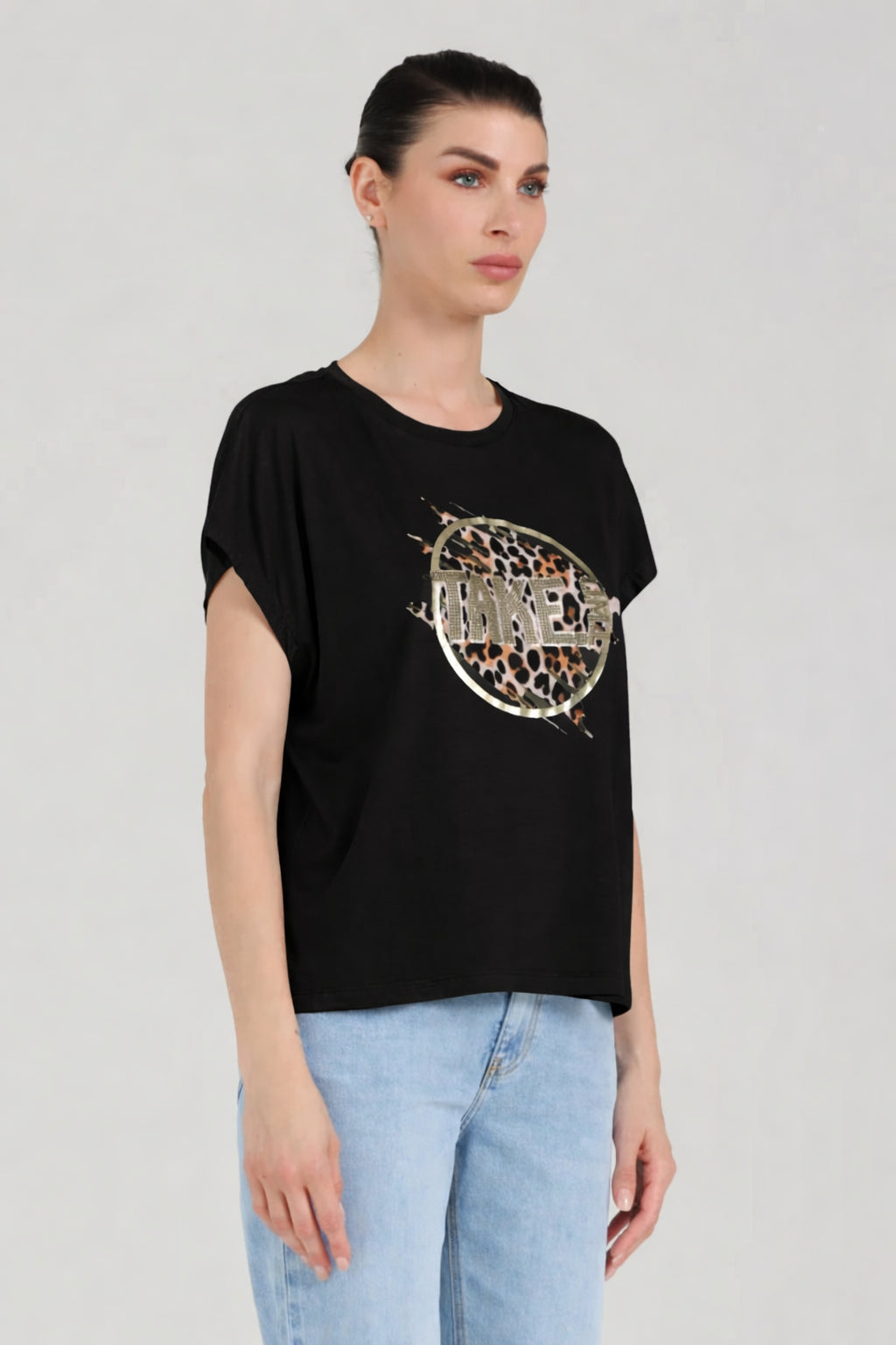 T-shirt stampa animalier
