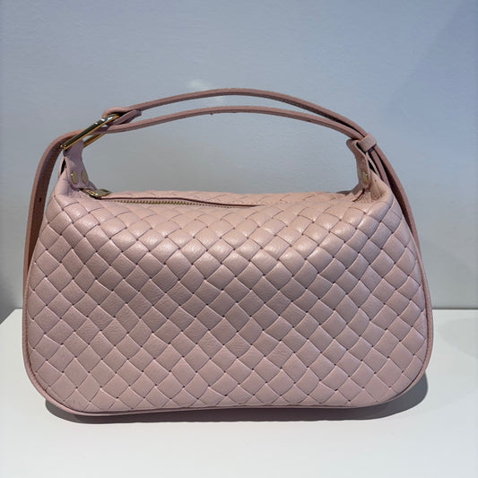 Borsa FLORA intreccio rosa