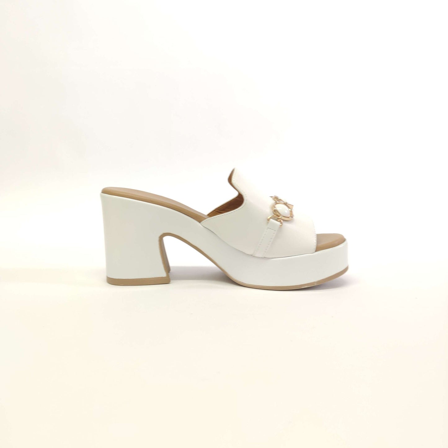 Sandalo Repo in pelle con plateau