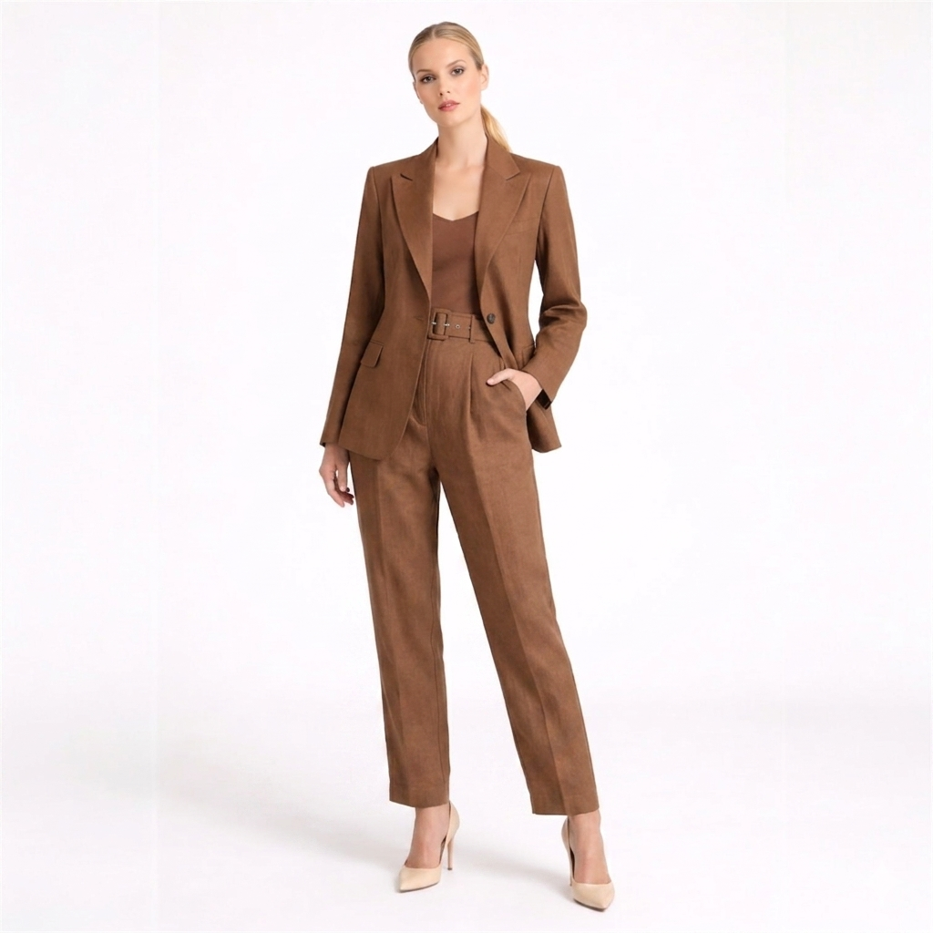Pantaloni Vita lino e viscosa