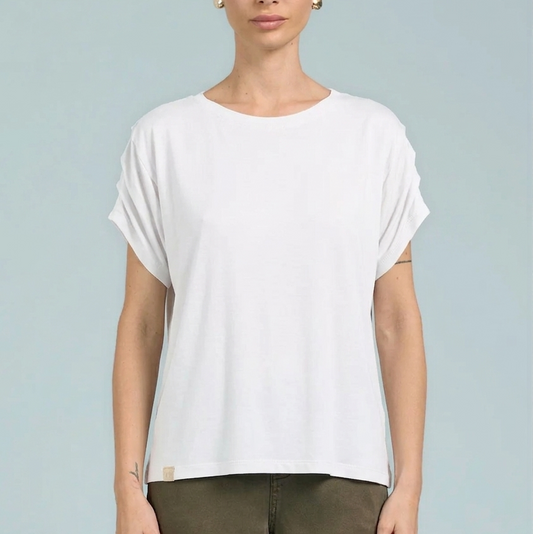 T-shirt in modal - Bianco
