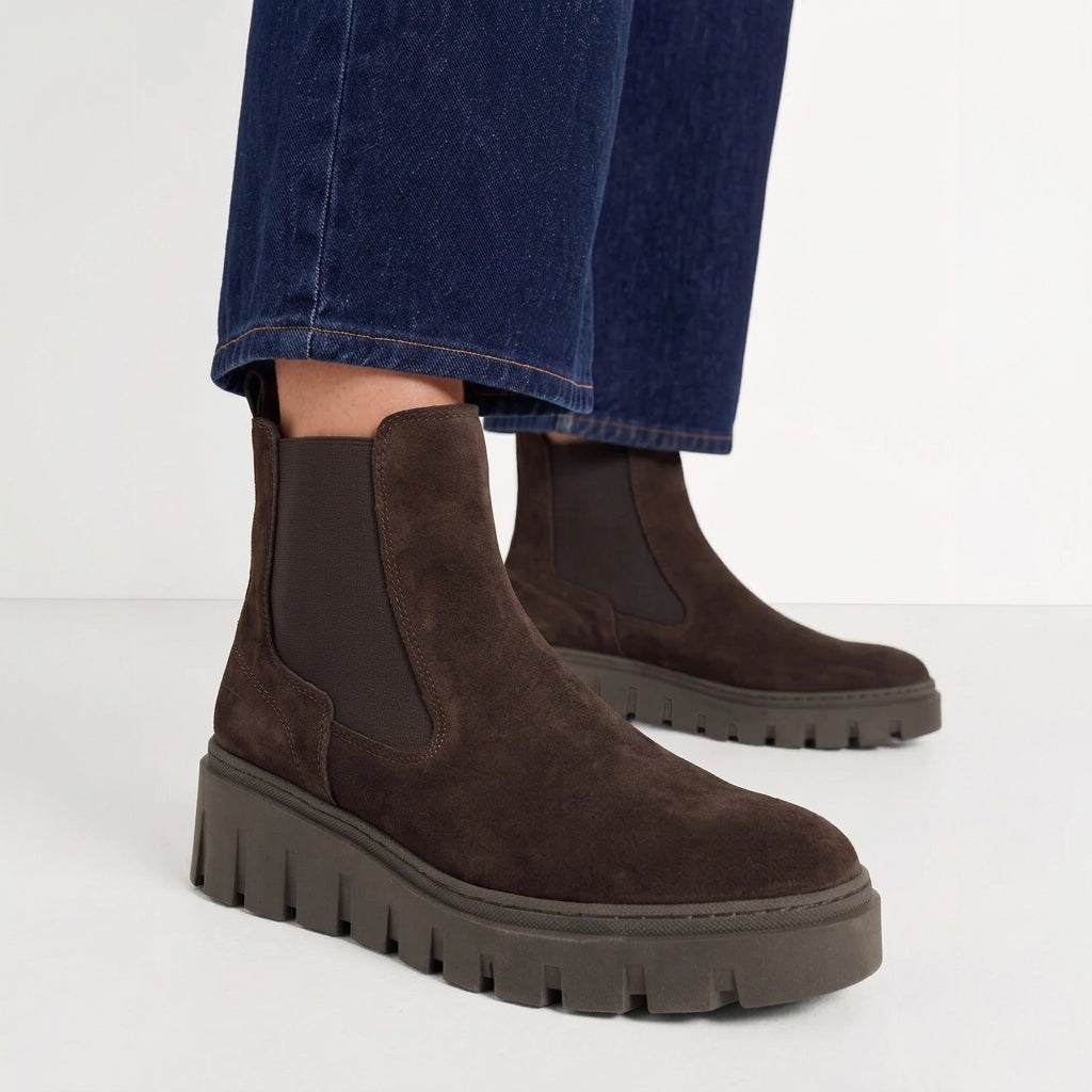 Chelsea in camoscio Tamaris