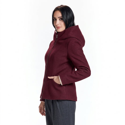 Cappotto corto con zip Take.Two