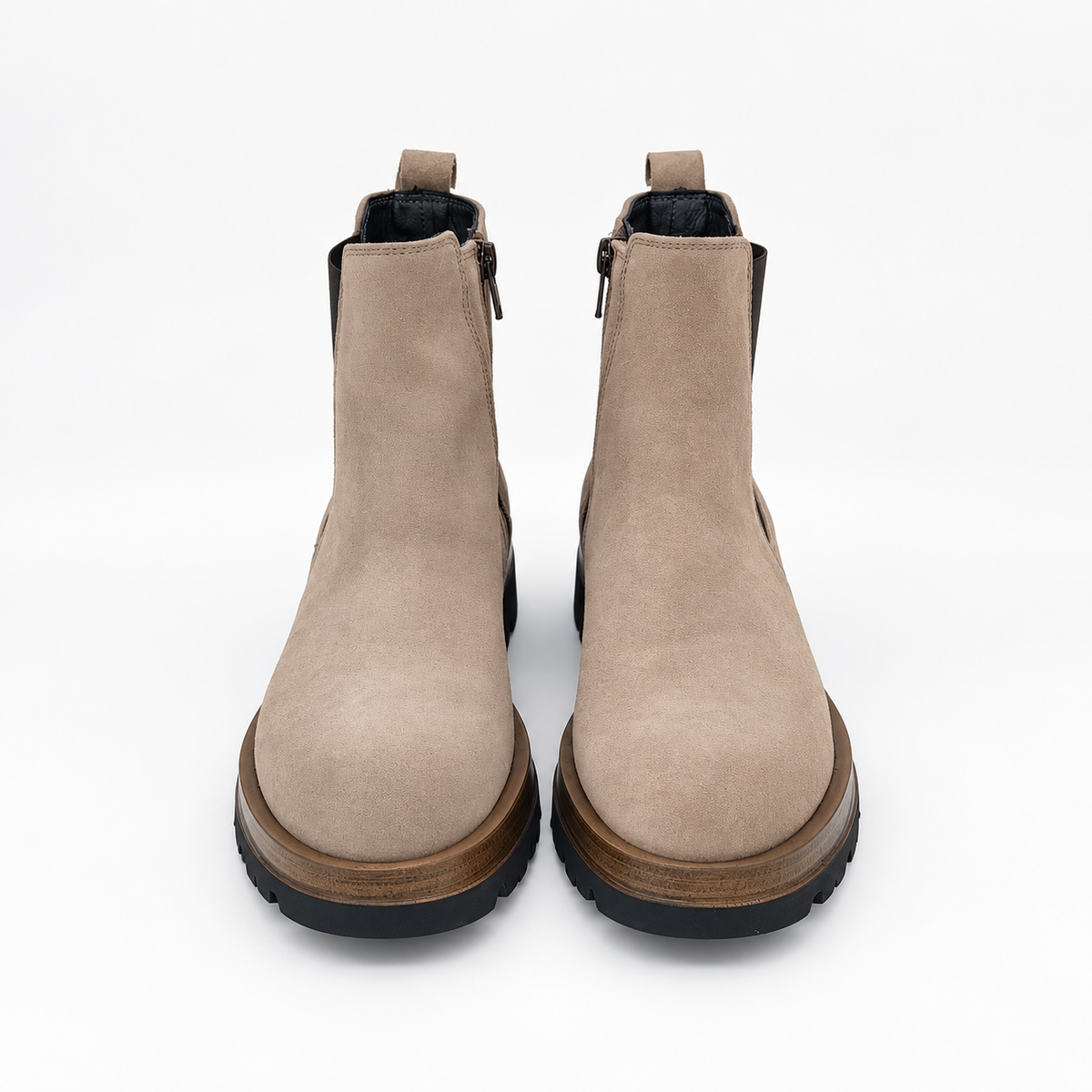Chelsea in suede taupe