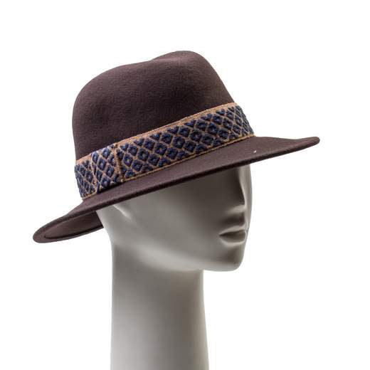 Cappello borsalino marrone - Bissoli