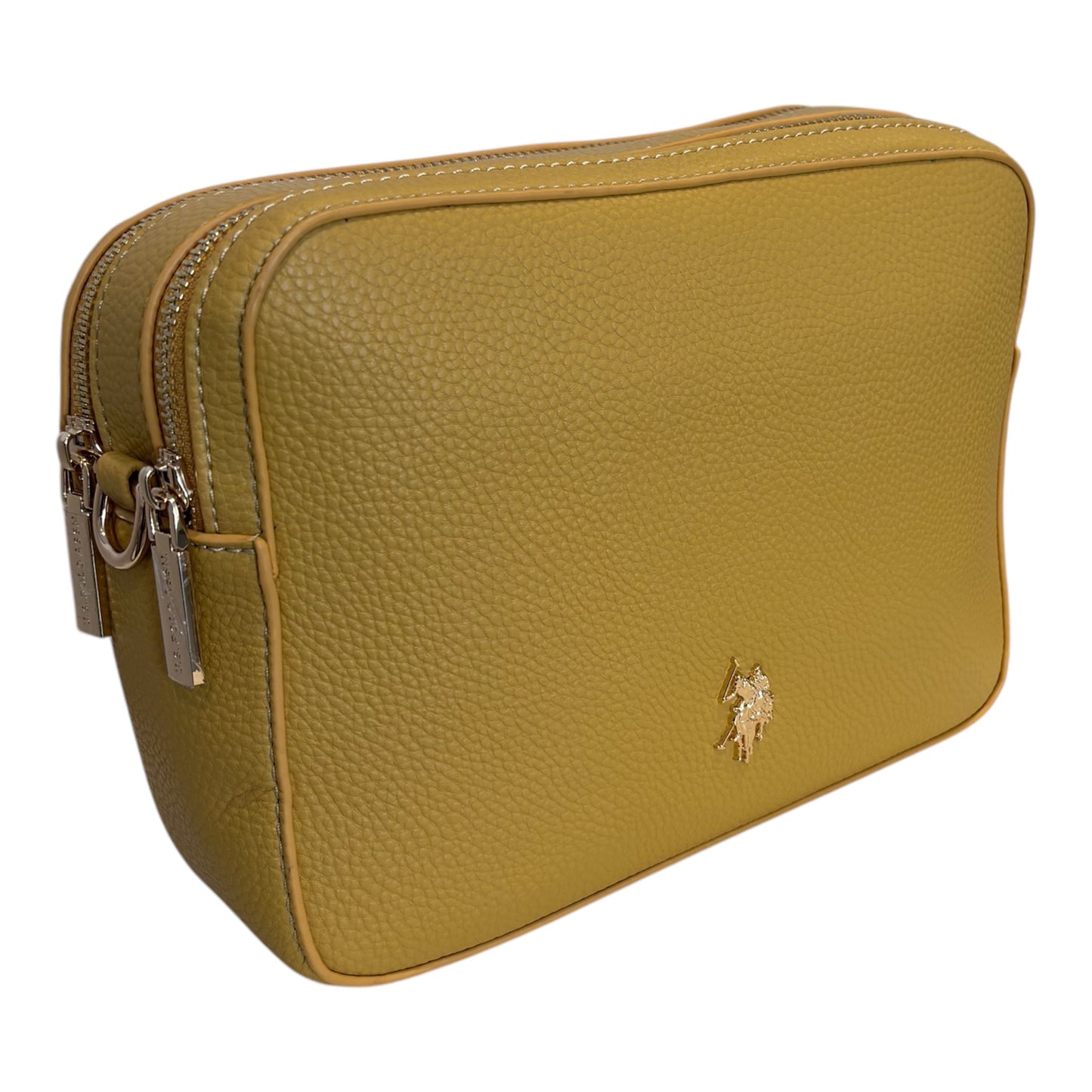 Borsa U.S. Polo Assn in pelle a tracolla con doppia zip