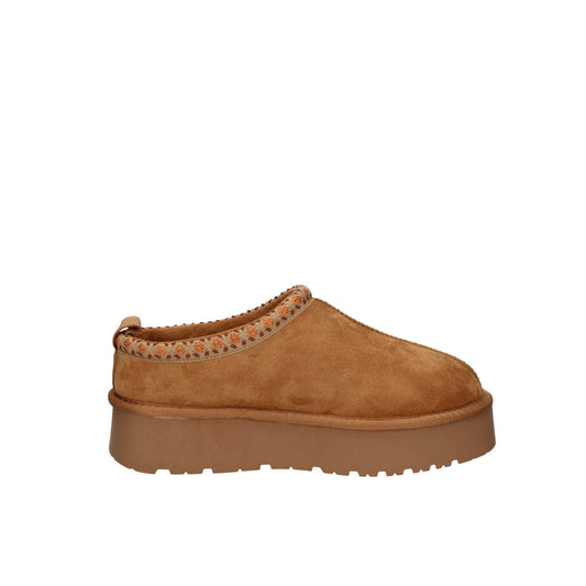 Slippers camoscio camel