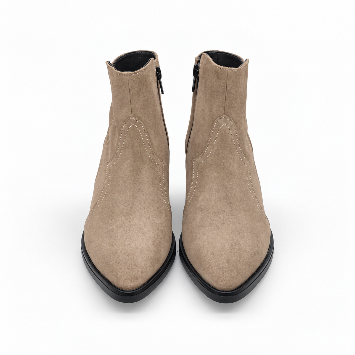 Camperos in camoscio taupe