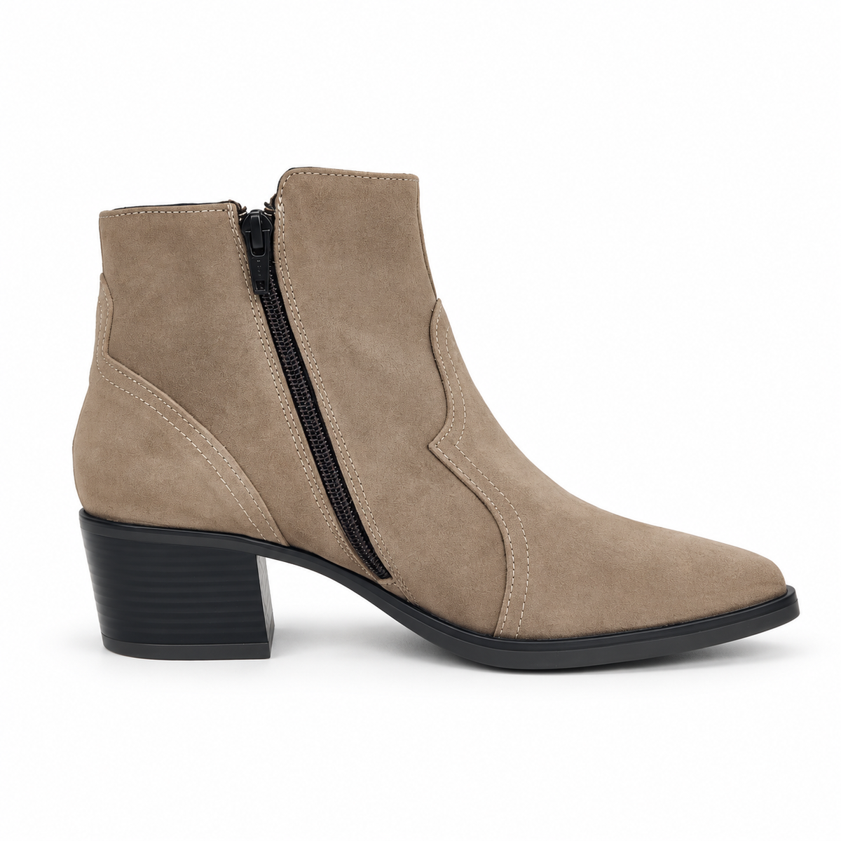 Camperos in camoscio taupe