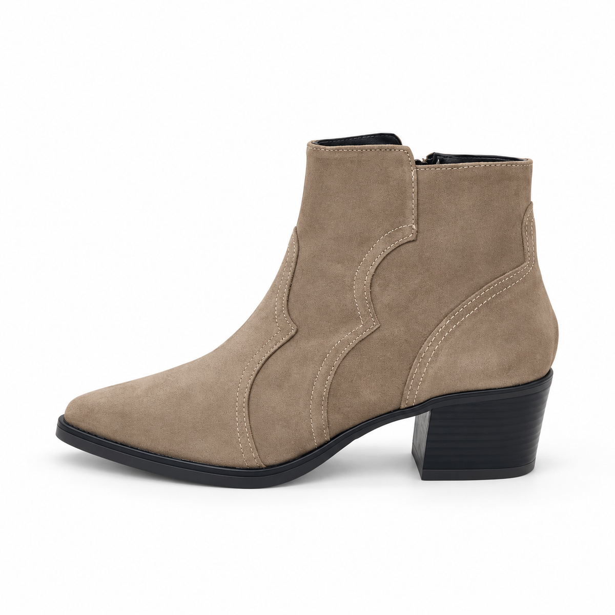 Camperos in camoscio taupe
