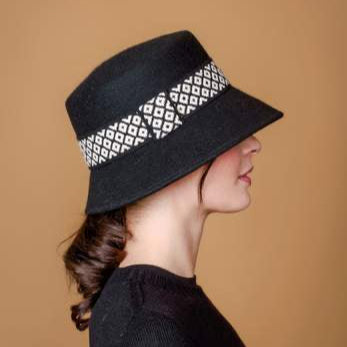 Cappello bucket nero - Bissoli